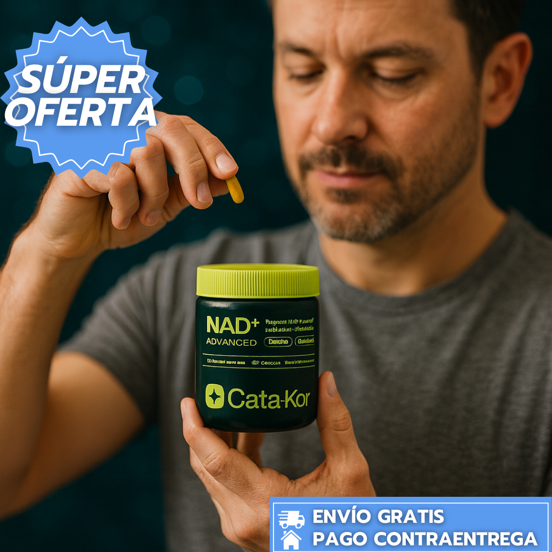 Cata-Kor Advance NAD+™:  Suplemento Liposomal de NAD+ que potencia la energía celular.