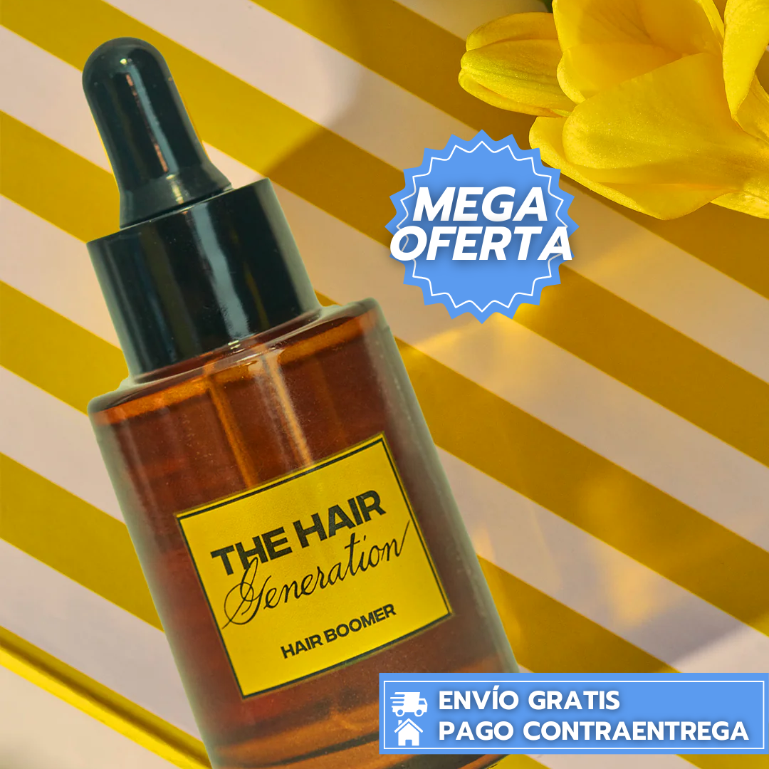 The Hair Generation™: Hair boomer que fortalece tu pelo, dándole brillo, nutrición y suavidad