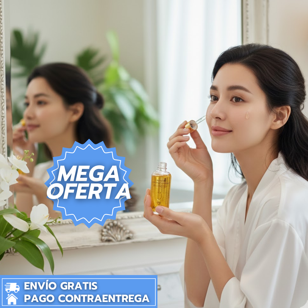 Serum 24k Gold Oro Bioaqua X3™:  Hidratar, elimina arrugas y da flexibilidad a tu piel